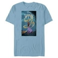 thumbnail image 1 of Disney Wish Asha Starry Swirl Rosas Night and Movie Logo - Short Sleeve Blended T-Shirt for Adults - Customized-Ocean Blue, 1 of 5