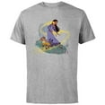 thumbnail image 1 of Disney Wish Asha Valentino and Star Fairytale Friends - Short Sleeve Cotton T-Shirt for Adults - Customized-Athletic Heather, 1 of 5
