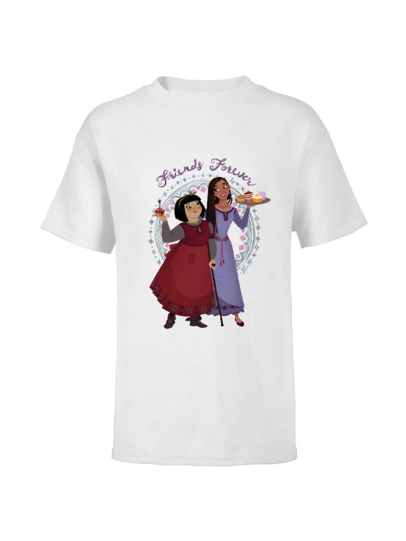 Wish Asha and Dahlia Baked Treats Friends Forever - Short Sleeve T-Shirt for Kids - Customized-White