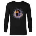 thumbnail image 1 of Disney Wish Asha and Star Nose to Nose Circle - Long Sleeve T-Shirt for Men - Customized-Black, 1 of 5