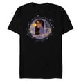thumbnail image 1 of Disney Wish Asha and Star Nose to Nose Circle - Short Sleeve Blended T-Shirt for Adults - Customized-Black, 1 of 5