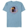 thumbnail image 1 of Disney Wish Asha and Star Nose to Nose Circle - Short Sleeve Blended T-Shirt for Adults - Customized-Ocean Blue, 1 of 5