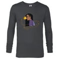 thumbnail image 1 of Disney Wish Asha and Star Nose to Nose Cute - Long Sleeve T-Shirt for Men - Customized-Charcoal Heather, 1 of 5