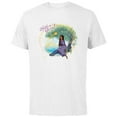 thumbnail image 1 of Disney Wish Asha and Star Rosas Castle Watch Us Shine - Short Sleeve Cotton T-Shirt for Adults - Customized-White, 1 of 5