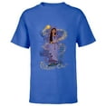 thumbnail image 1 of Disney Wish Asha and Star Shine On - Short Sleeve T-Shirt for Kids - Customized-Royal, 1 of 5