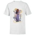 thumbnail image 1 of Disney Wish Asha and Star Shine On - Short Sleeve T-Shirt for Kids - Customized-White, 1 of 5