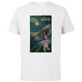 thumbnail image 1 of Disney Wish Asha and Star Time to Shine - Short Sleeve Cotton T-Shirt for Adults - Customized-White, 1 of 5