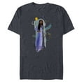 thumbnail image 1 of Disney Wish Asha and Star Watercolor Archway - Short Sleeve Blended T-Shirt for Adults - Customized-Navy Heather, 1 of 5