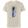 thumbnail image 1 of Disney Wish Asha and Star Watercolor Archway - Short Sleeve Cotton T-Shirt for Adults - Customized-Natural, 1 of 5