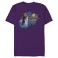 thumbnail image 1 of Disney Wish Asha and Star with Bird Friends Shine On - Short Sleeve Blended T-Shirt for Adults - Customized-Purple, 1 of 5