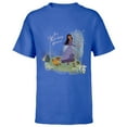 thumbnail image 1 of Disney Wish Asha and Valentino Just Kid-ding Around Funny - Short Sleeve T-Shirt for Kids - Customized-Royal, 1 of 5