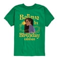 thumbnail image 1 of Disney - Wish - Believe Birthday Wishes - Youth And Toddler Short Sleeve T-Shirt, 1 of 5