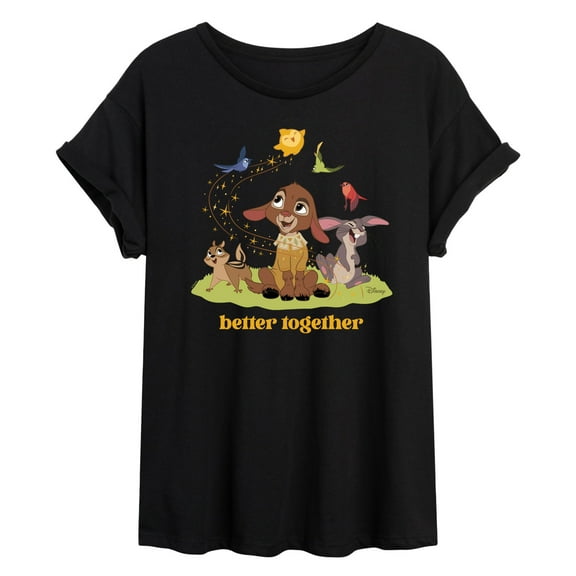 Disney Wish - Better Together Valentino - Juniors Ideal Flowy Muscle T-Shirt