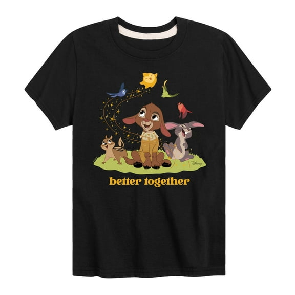 Disney Wish - Better Together Valentino - Toddler & Youth Short Sleeve Graphic T-Shirt