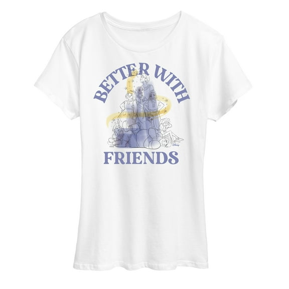 Disney Wish - Better With Friends - Women's Short Sleeve Graphic T-Shirt