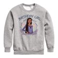 thumbnail image 1 of Disney - Wish - Birthday Girl - Toddler And Youth Crew Fleece, 1 of 4