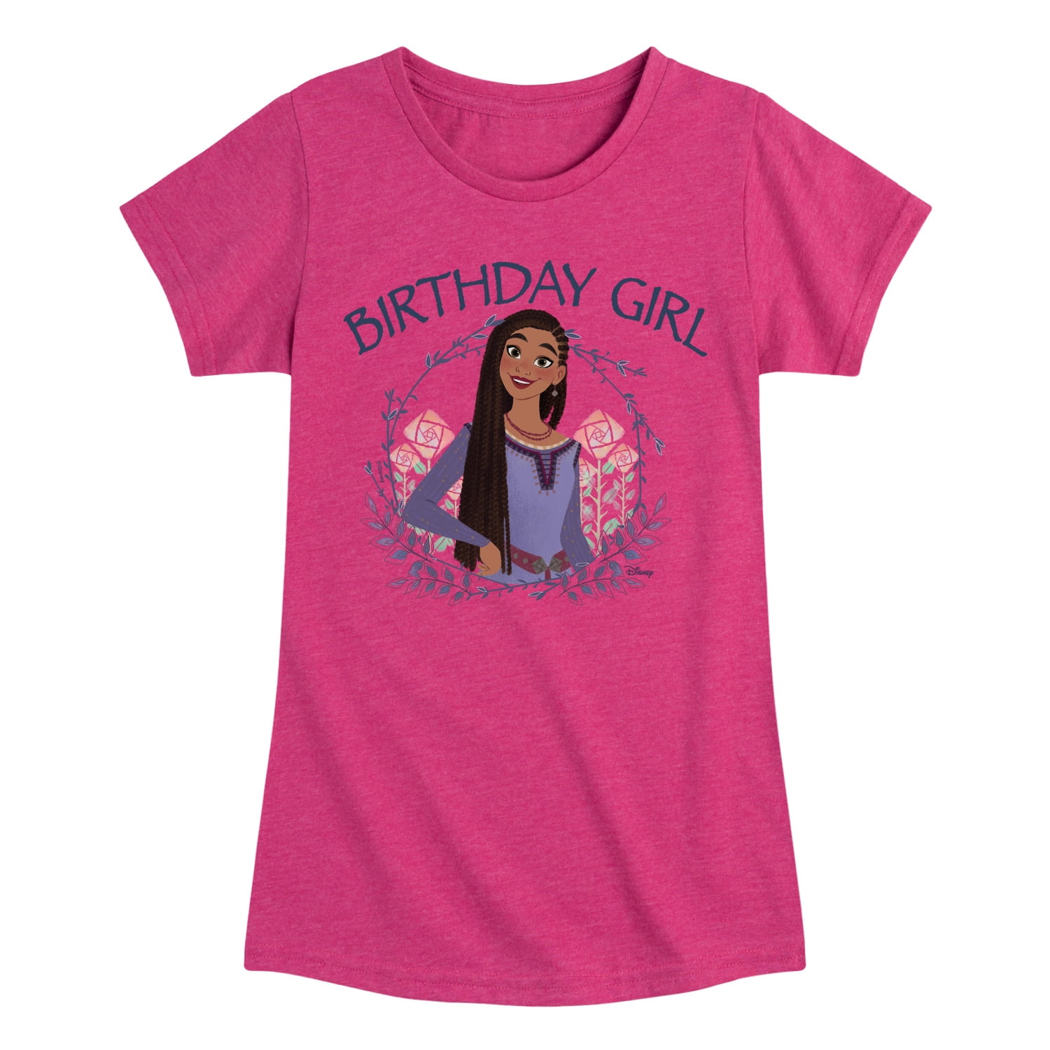 Disney - Wish - Birthday Girl - Toddler and Youth Girls Fitted Short ...