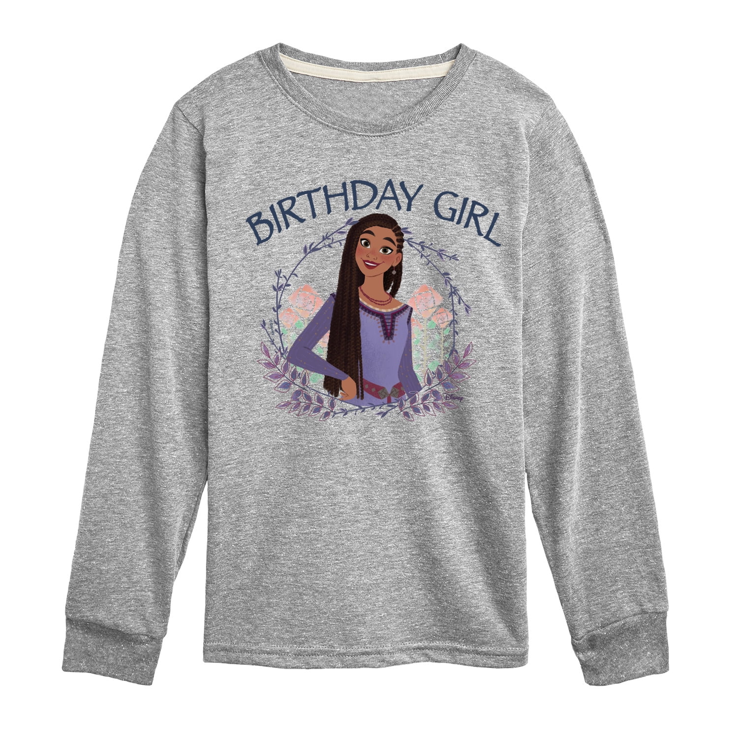 Disney - Wish - Birthday Girl - Toddler and Youth Long Sleeve T-Shirt ...