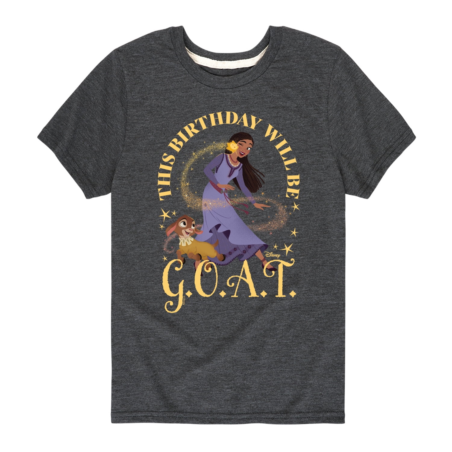 Disney - Wish - Birthday Goat - Youth And Toddler Short Sleeve T-Shirt ...