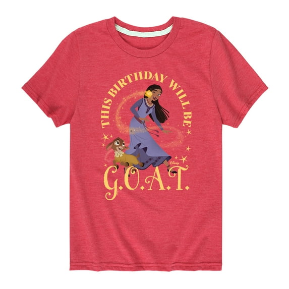 Disney - Wish - Birthday Goat - Youth And Toddler Short Sleeve T-Shirt