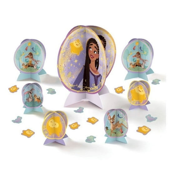 Disney Wish Birthday Paper Table Centerpiece Decoration Kit