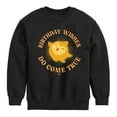 thumbnail image 1 of Disney Wish - Birthday - Wishes Do Come True - Toddler & Youth Crewneck Fleece Sweatshirt, 1 of 5
