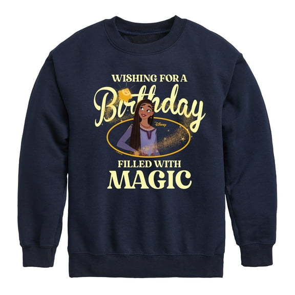 Disney - Wish - Wishing Birthday - Toddler And Youth Crew Fleece