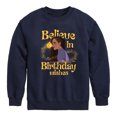 thumbnail image 1 of Disney Wish - Celebration - Believe In Birthday Wishes - Toddler & Youth Crewneck Fleece Sweatshirt, 1 of 5