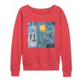 thumbnail image 1 of Disney Wish - Character Panels King, Star, & Asha - Women's Lightweight French Terry Pullover, 1 of 5