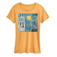thumbnail image 1 of Disney Wish - Character Panels King, Star, & Asha - Women's Short Sleeve Graphic T-Shirt, 1 of 6