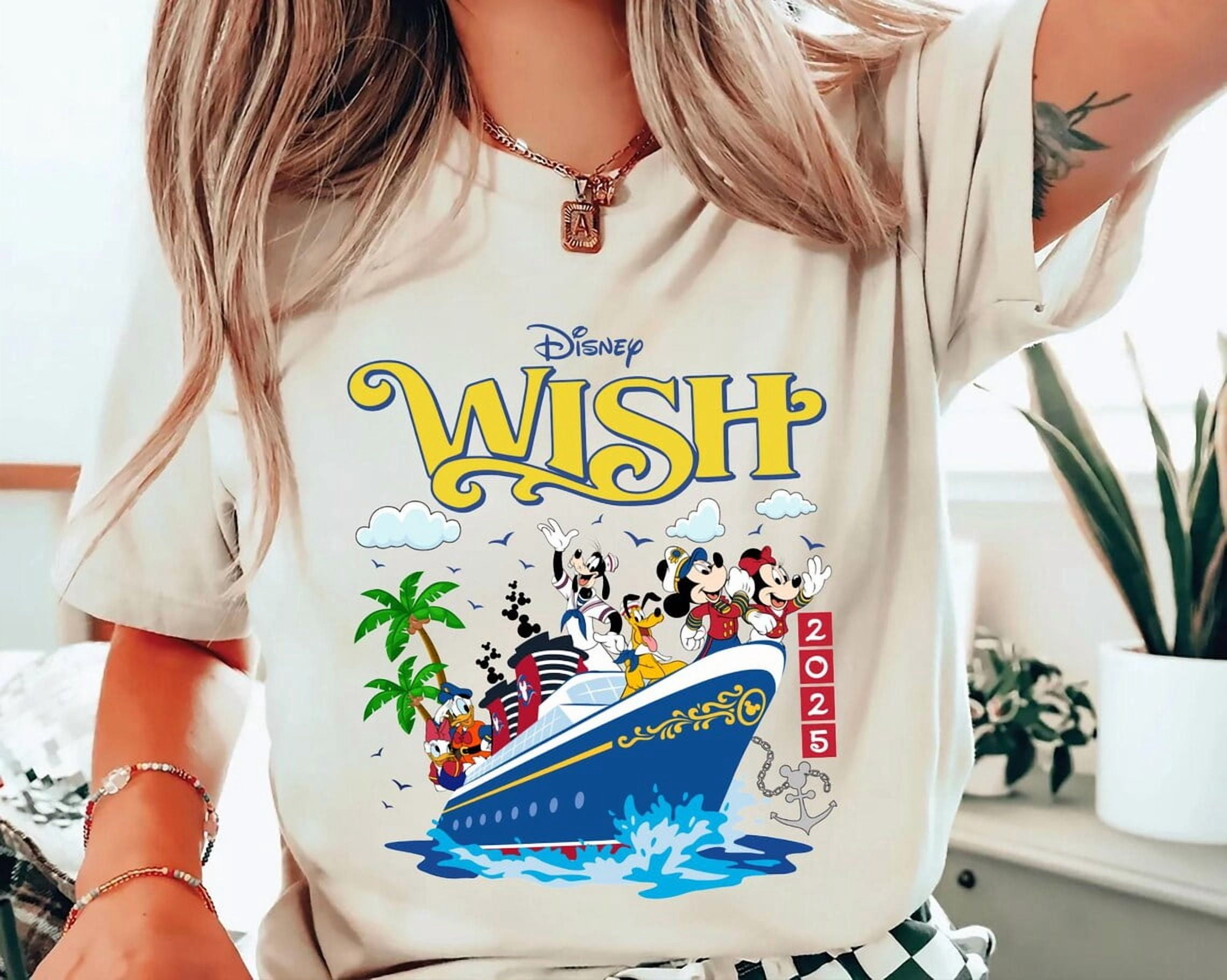 Disney Wish Cruise Family Shirts 2025, Disney Wish Cruise Line Group T ...