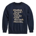 thumbnail image 1 of Disney Wish - Dahlia Dario Hal Gabo Safi Simon Bazeema - Toddler & Youth Crewneck Fleece Sweatshirt, 1 of 5