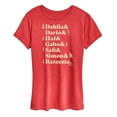 thumbnail image 1 of Disney Wish - Dahlia, Darlo, Hal, Gabo, Safi, Simon, & Bazeema - Women's Short Sleeve Graphic T-Shirt, 1 of 5