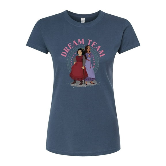 Disney Wish - Dream Team - Juniors Fitted Graphic T-Shirt
