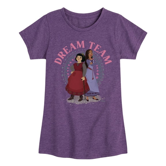 Disney Wish - Dream Team - Toddler & Youth Girls Short Sleeve Graphic T-Shirt