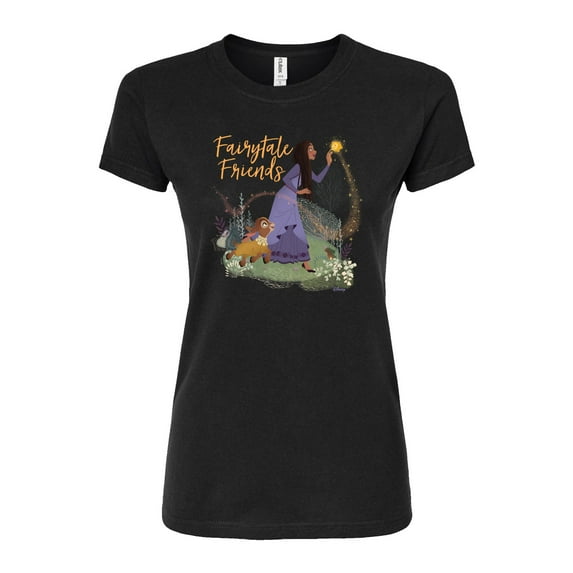 Disney Wish - Fairytale Friends - Juniors Fitted Graphic T-Shirt