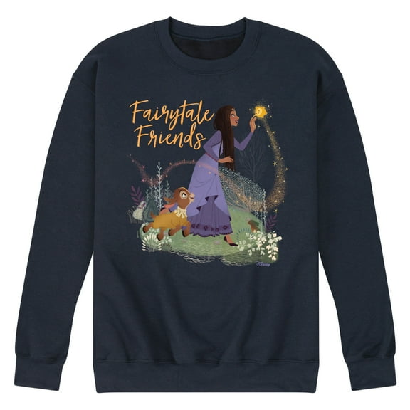 Disney Wish - Fairytale Friends - Men's Crew Neck Fleece Pullover