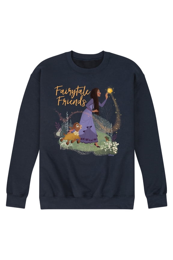 Wish - Fairytale Friends - Men's Crew Neck Fleece Pullover