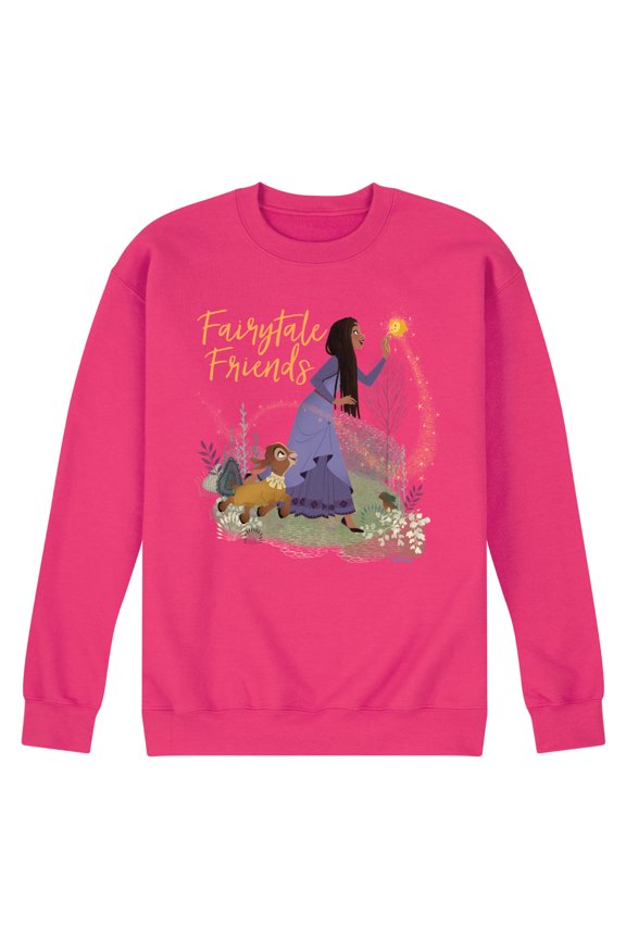 Wish - Fairytale Friends - Men's Crew Neck Fleece Pullover