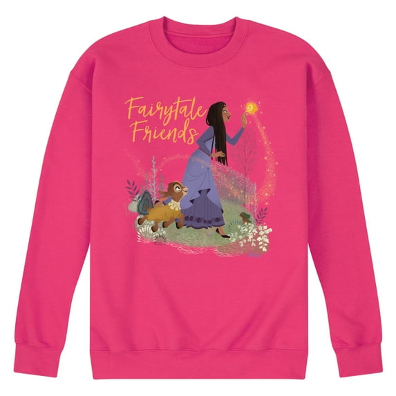 Disney Wish - Fairytale Friends - Men's Crew Neck Fleece Pullover