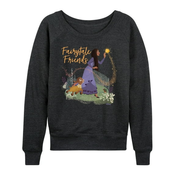Disney Wish - Fairytale Friends - Women's Lightweight French Terry Long Sleeve Shirt