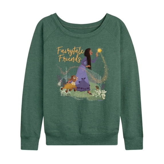 Disney Wish - Fairytale Friends - Women's Lightweight French Terry Long Sleeve Shirt