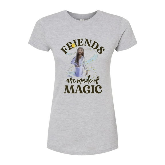 Disney Wish - Friends Are Made Of Magic - Juniors Fitted Graphic T-Shirt