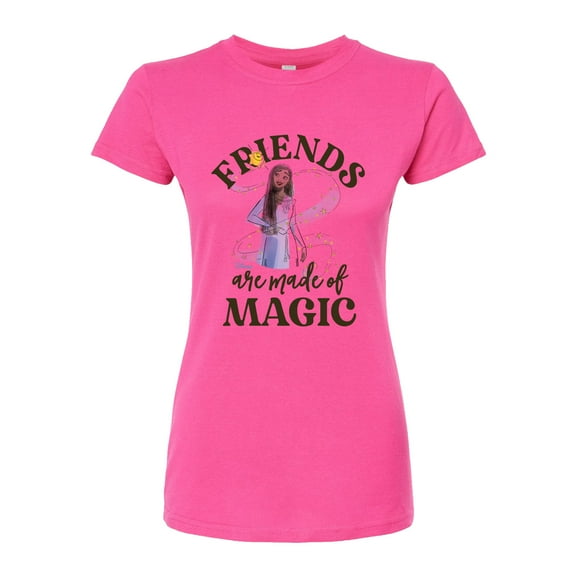 Disney Wish - Friends Are Made Of Magic - Juniors Fitted Graphic T-Shirt