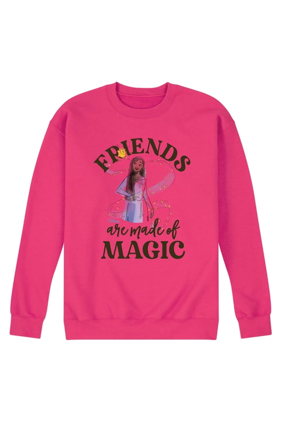 Wish - Friends Are Made Of Magic - Men's Crew Neck Fleece Pullover