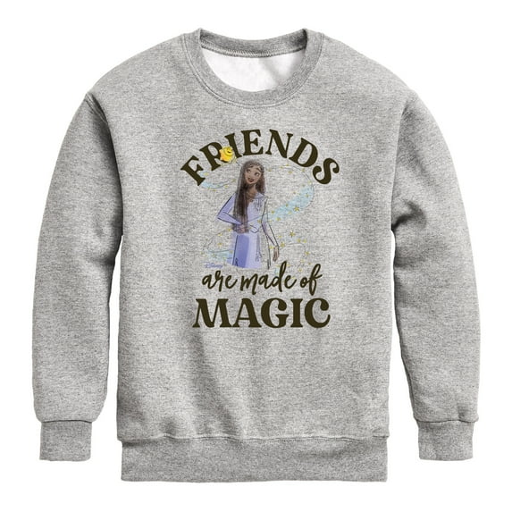 Disney Wish - Friends Are Made Of Magic - Toddler & Youth Crewneck Fleece Sweatshirt