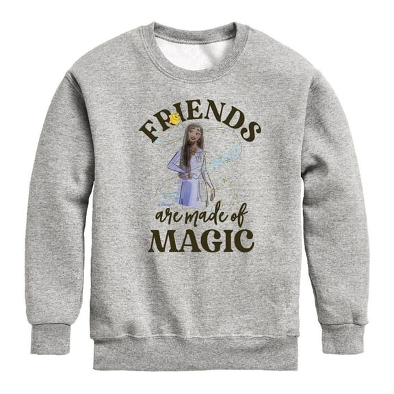 Disney Wish - Friends Are Made Of Magic - Toddler & Youth Crewneck Fleece Sweatshirt