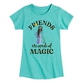 thumbnail image 1 of Disney Wish - Friends Are Made Of Magic - Toddler & Youth Girls Short Sleeve Graphic T-Shirt, 1 of 5