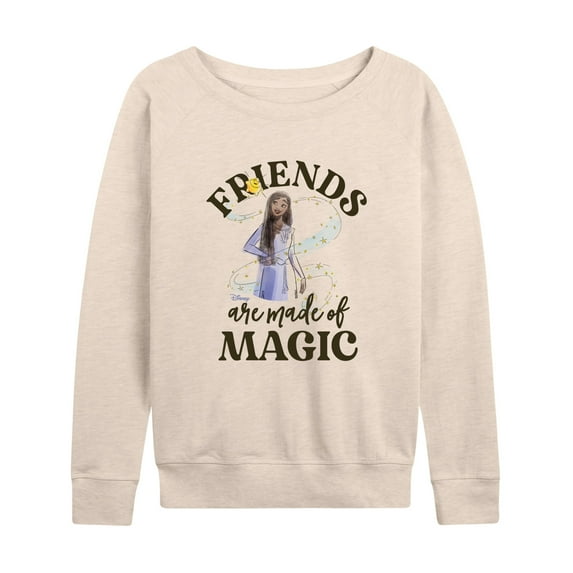Disney Wish - Friends Are Made Of Magic - Women's Lightweight French Terry Long Sleeve Shirt