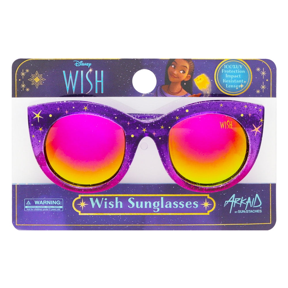 Disney Wish GIrls Purple Glitter Kids Sunglasses Arkaid by SunStaches